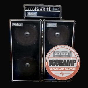 Marlboro Sound Works 1200B Bass Guitar PA Head and Pair of Cabinets