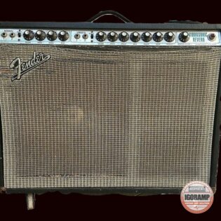 Fender Vibrosonic Reverb Silverface Vintage Cerwin Vega 15 1973